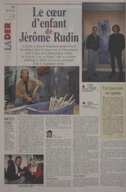 Jerome Rudin LeMatin 9 7 2000 250px